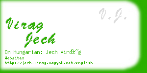 virag jech business card